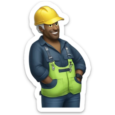 Joe biden mechanic apple bottoms sticker