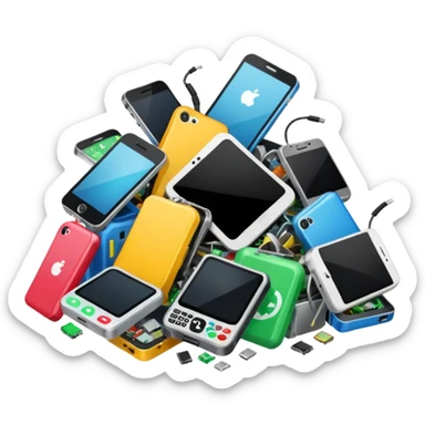 déchet électronique  sticker