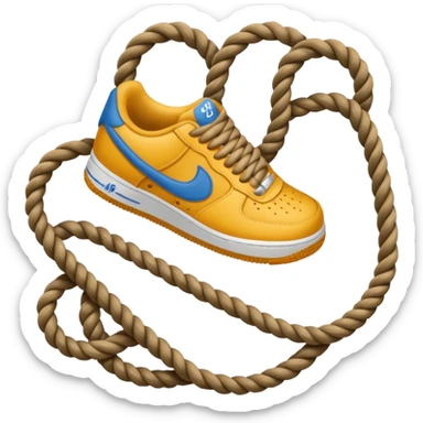 Rope lace af1 sticker