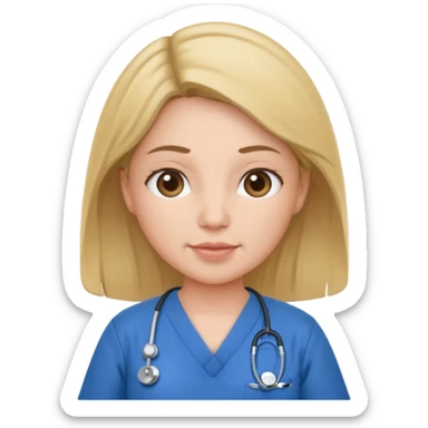 pregnant nurse sticker