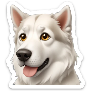 dog russian siberian laika sticker