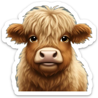 baby hairy coo sticker