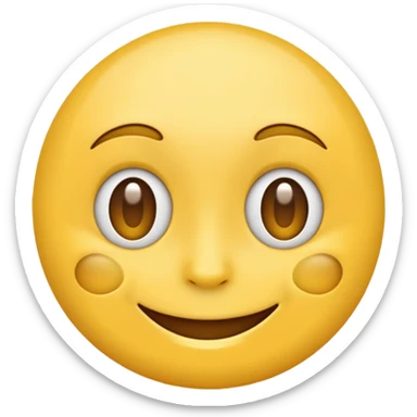 2026 yellow faced emoji sticker