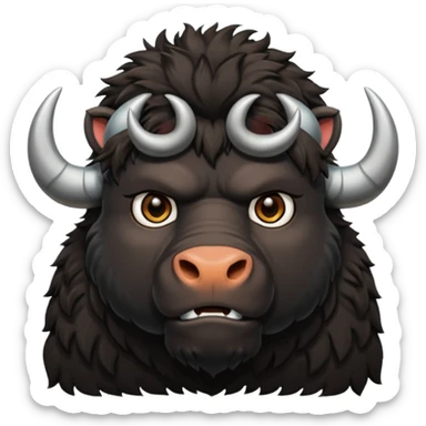 Black Bison sticker
