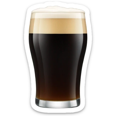 Guiness pint sticker