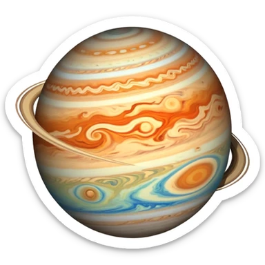 jupter the planet sticker