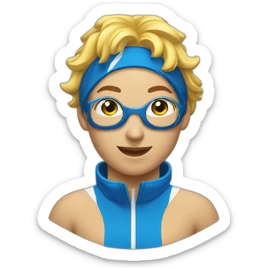 Natation synchronisée podium  sticker