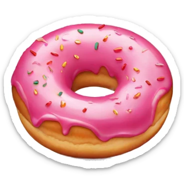 jam filled donut sticker