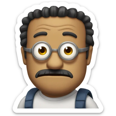 Mega minion bob sticker