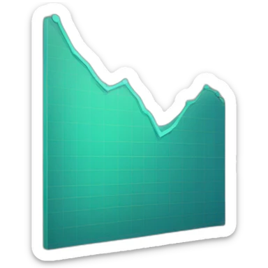 Stock chart sticker