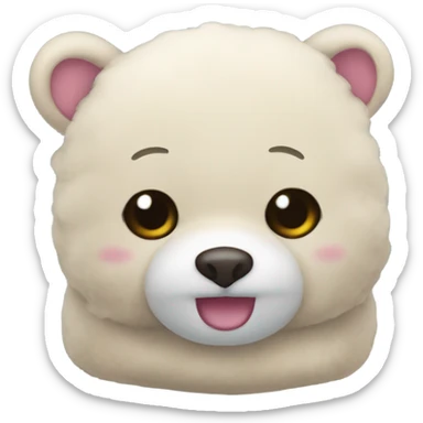 Squish mallow sticker