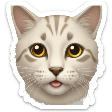 sketch of a cat sticker