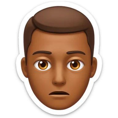 bronze opaque male identity crisis sticker