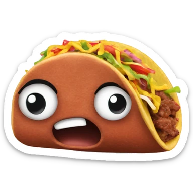Meat sweats Taco Bell sticker
