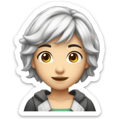 Lucy hearfilia sticker