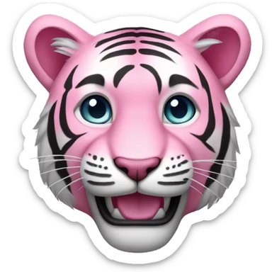 Pink tiger  sticker