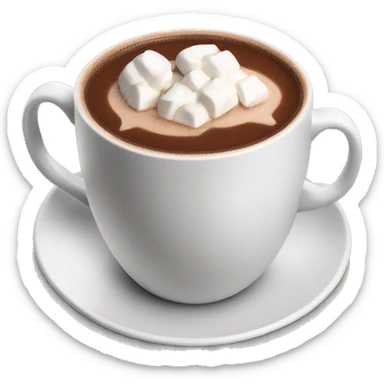 Hot chocolate sticker
