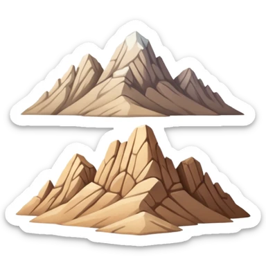 mountains in Texas sticker