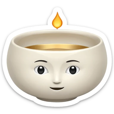 meditation bowl sticker