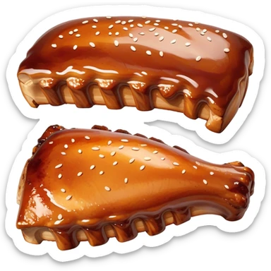 bbq chicken & ribs  sticker