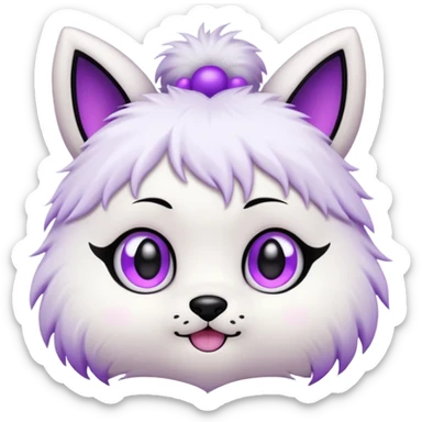 Kuromi animado  sticker