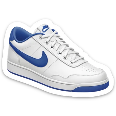 nike white low top tennis shoe sticker