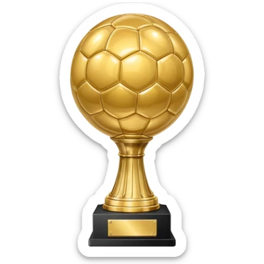 Ballon d’or trophy sticker