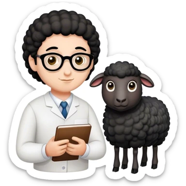 black sheep with tutor sticker