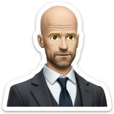 Erik Ten Hag mind blown while wearing a suit sticker