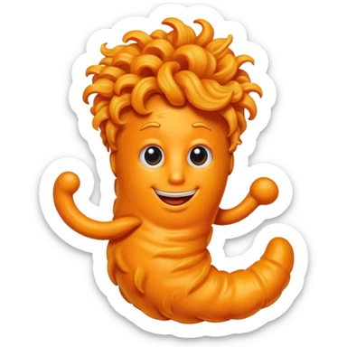 A Cheeto with Donald Trump‘s hair sticker