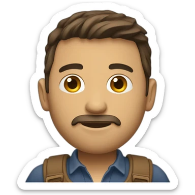 programmer-gaucho-without-hat-writing-code-on-keyboard sticker