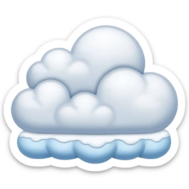 cloud snow sticker