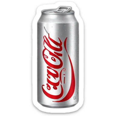 diet coke can sticker