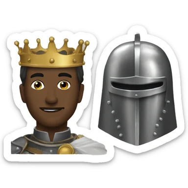 King Baldwin IV with the Iron mask sticker