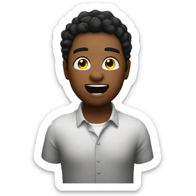 Me singing a song sticker