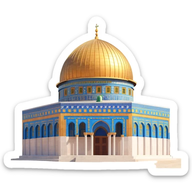 Dome of the rock, Jerusalem sticker