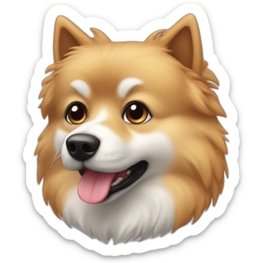 Chien spitz nain sticker