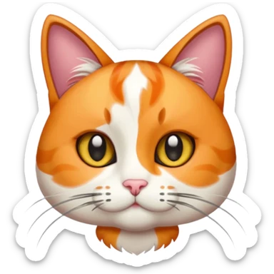 Calico cat wlh is drawing sticker