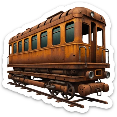  front-of-a--post-apocalyptic-underground-train. (1) sticker