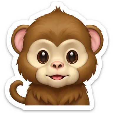 rookie monkeys puppies sticker