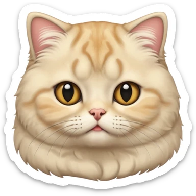 scottish fold cat sticker