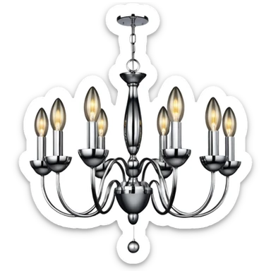 big contemporary chandelier sticker