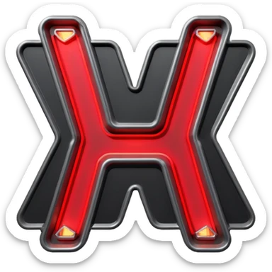 Minimalist emoji-style sticker of a flickering neon sign “HELLWOOD”, cracked letters, some missing, grayscale tubes with only faint glow in faded red

 sticker