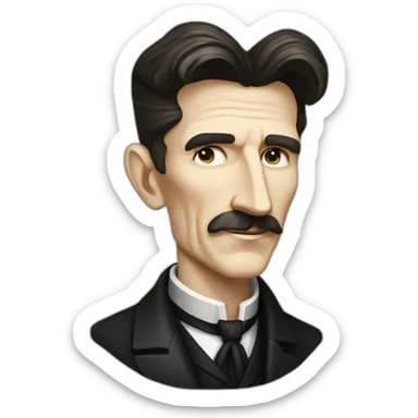 nikola tesla sticker