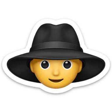 Black hat sprunki sticker