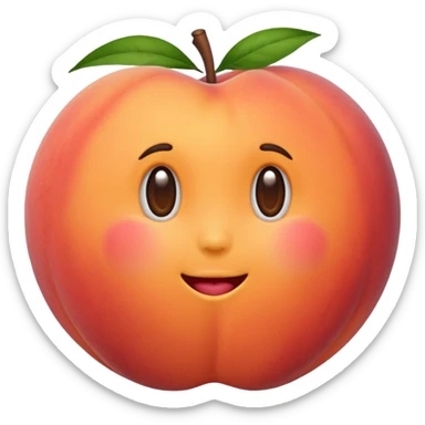 emoji with butt sticker