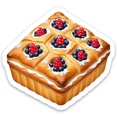 Danish berry Pastries sticker