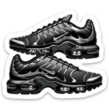 Nike Air Max Plus TN "Black Chrome" sticker