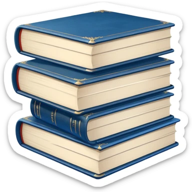 Blue books 📚  sticker