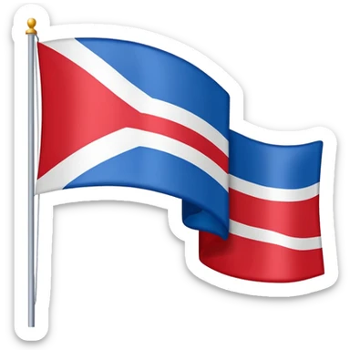Ulster banner flag emoji for nothern irelaNd sticker
